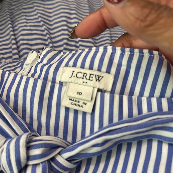 J. Crew striped midi skirt size 10 - Picture 2 of 2